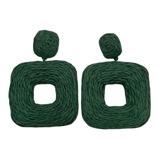 Earrings Dangle/Drop By Clothes Mentor In Green