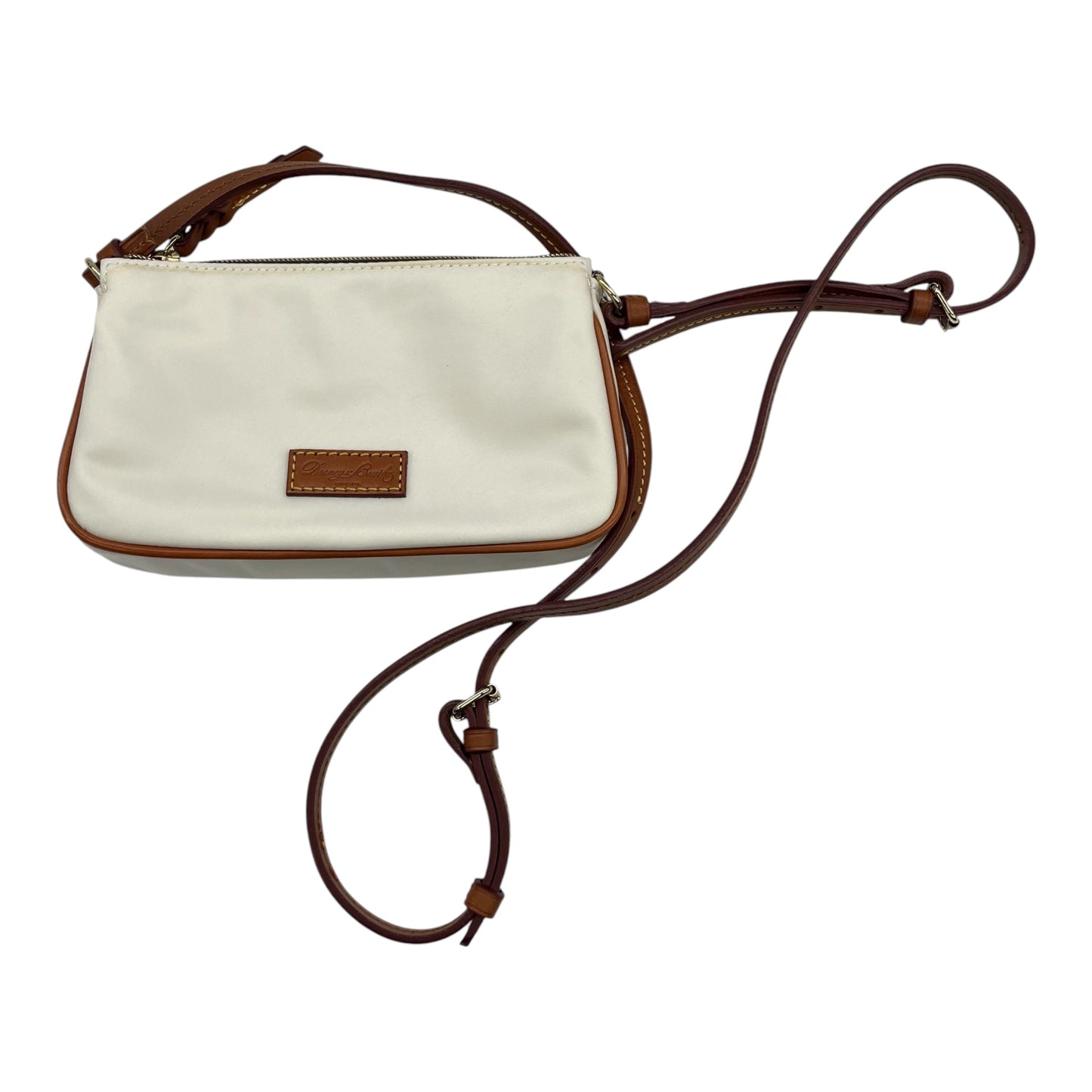 Crossbody Designer By Dooney And Bourke In Cream, Size:Small