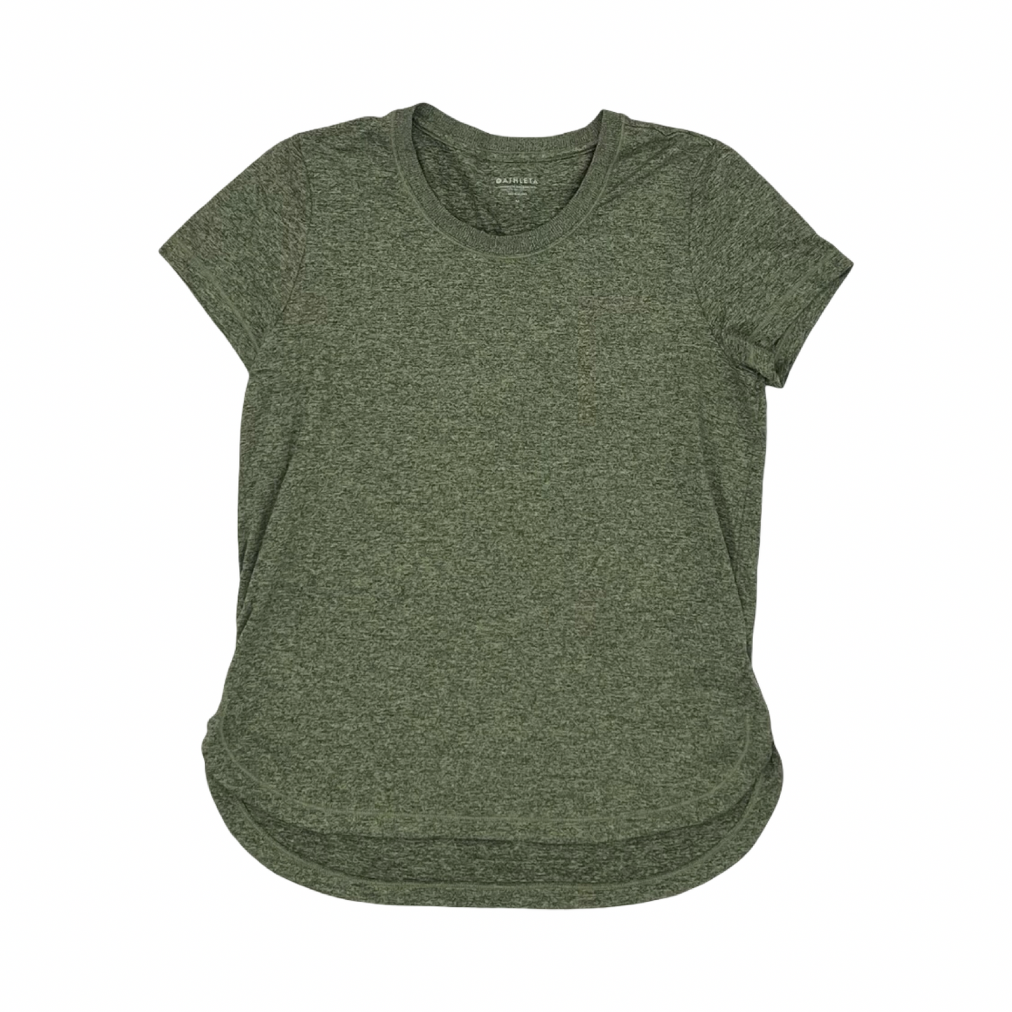 Athletic Top Ss By Athleta In Green, Size:M
