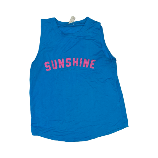 Athletic Tank Top By Spiritual Gangster In Blue, Size:S