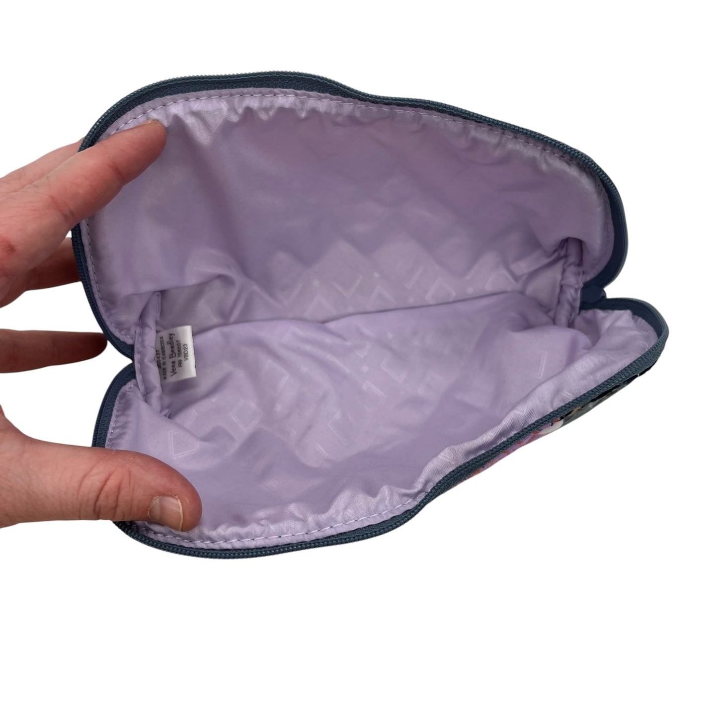Makeup Bag By Vera Bradley In Grey, Size:Small
