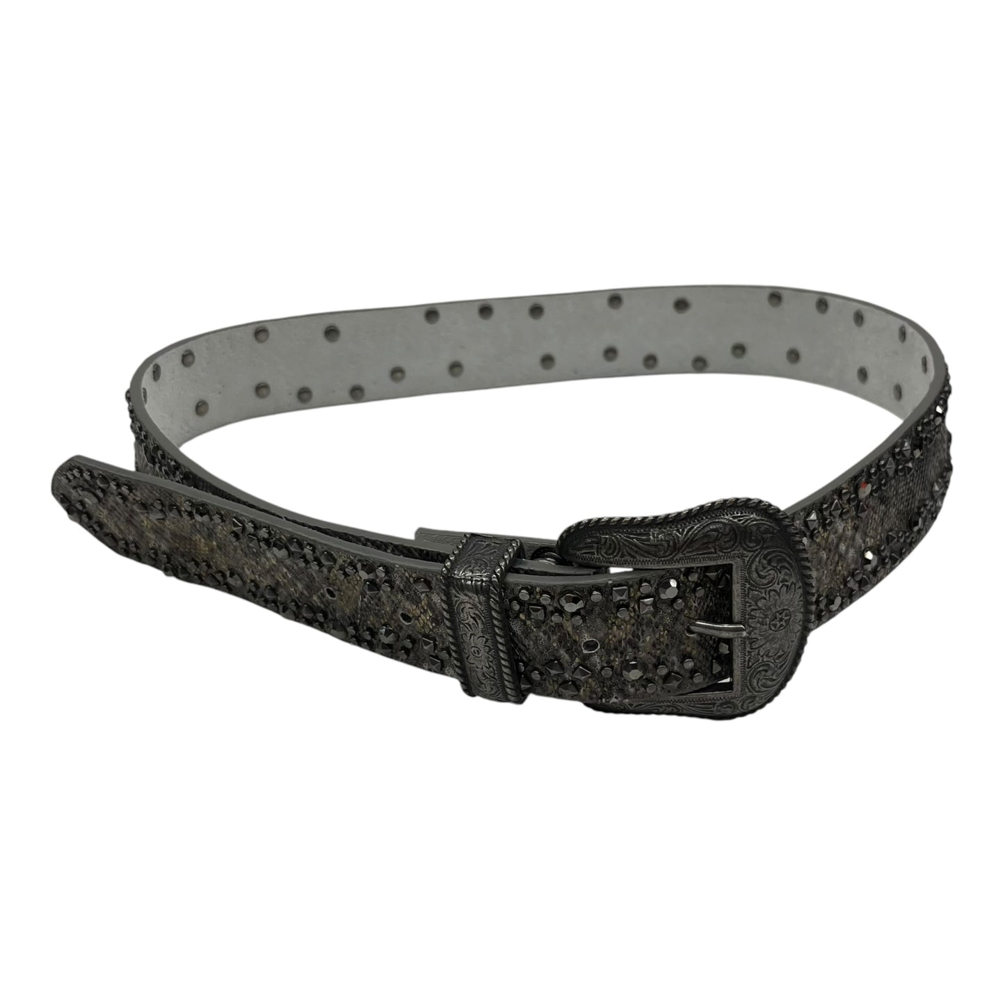 Belt Leather By Clothes Mentor In Snakeskin Print