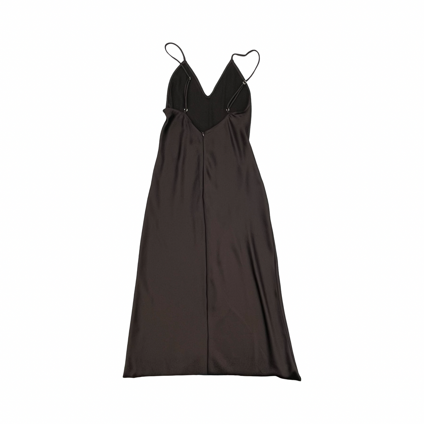 Dress Party Long By Zara In Brown, Size:M