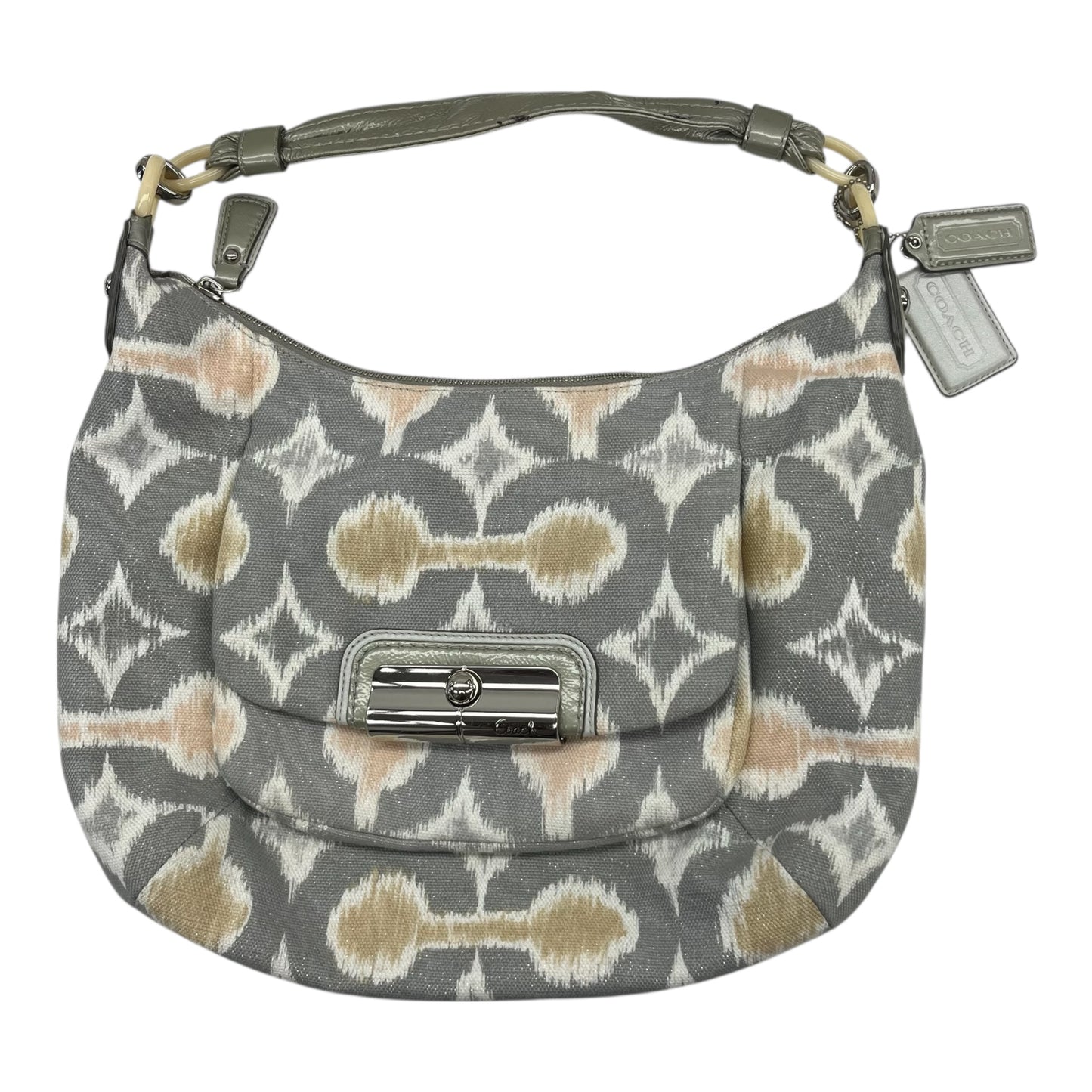 Handbag Designer By Coach In Grey, Size:Medium