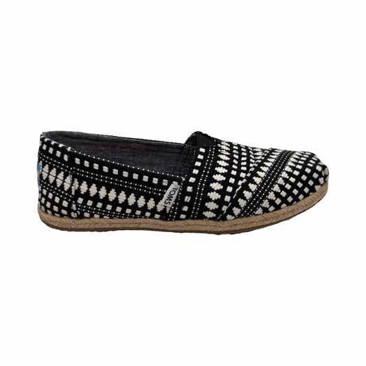 Shoes Flats By Toms In Black, Size:8.5