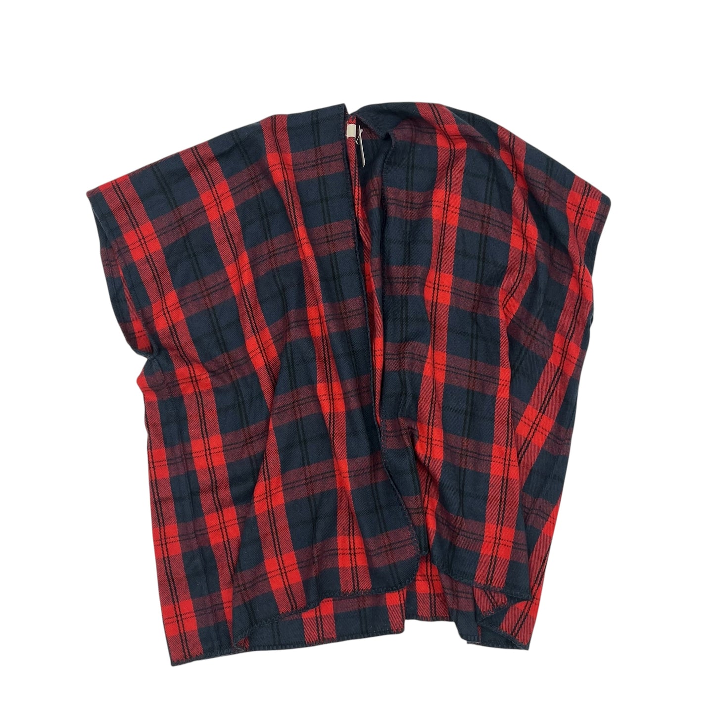 Shawl By Loft In Blue & Red, Size:Osfm