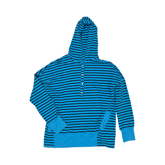 Sweatshirt Hoodie By Clothes Mentor In Blue, Size:Xl