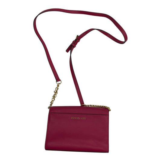 Crossbody Designer By Michael Kors In Pink, Size:Medium
