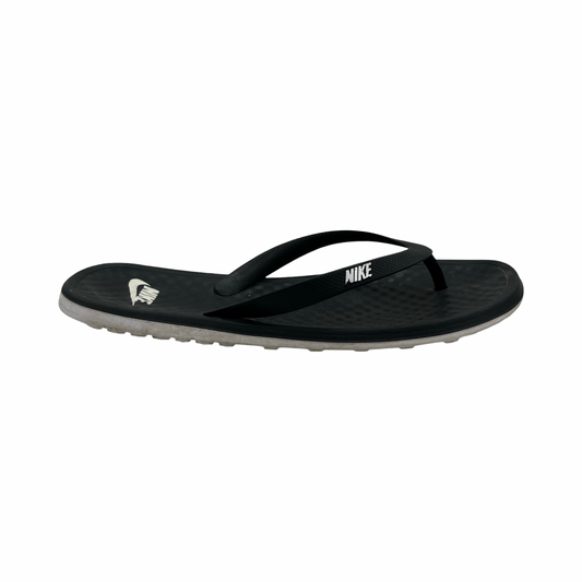 Sandals Flip Flops By Nike In Black, Size:8
