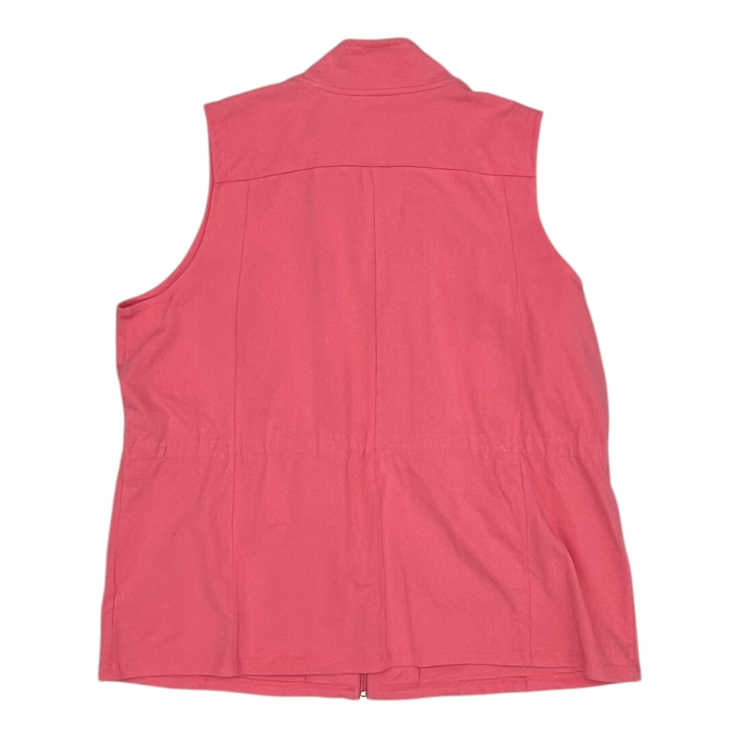 Vest Other By Talbots In Pink, Size:2X