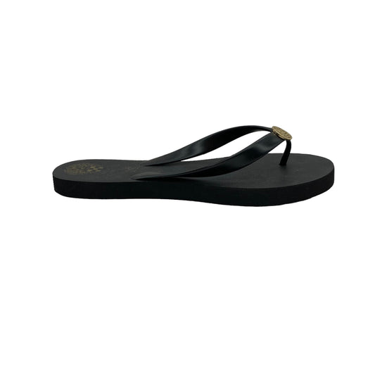 BLACK SANDALS FLIP FLOPS by VINCE CAMUTO Size:8