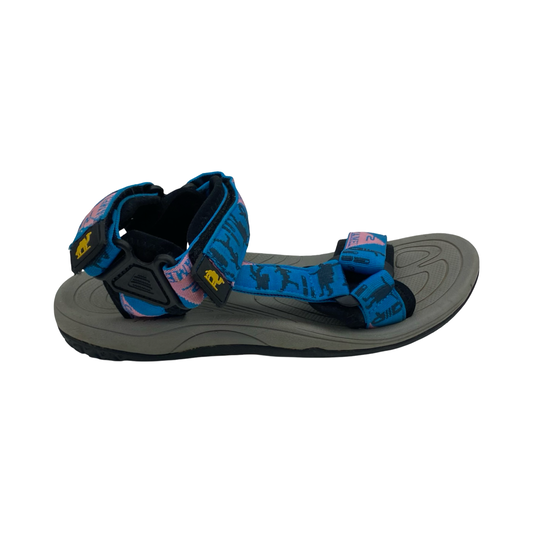 Sandals Sport By Clothes Mentor In Blue, Size:8.5