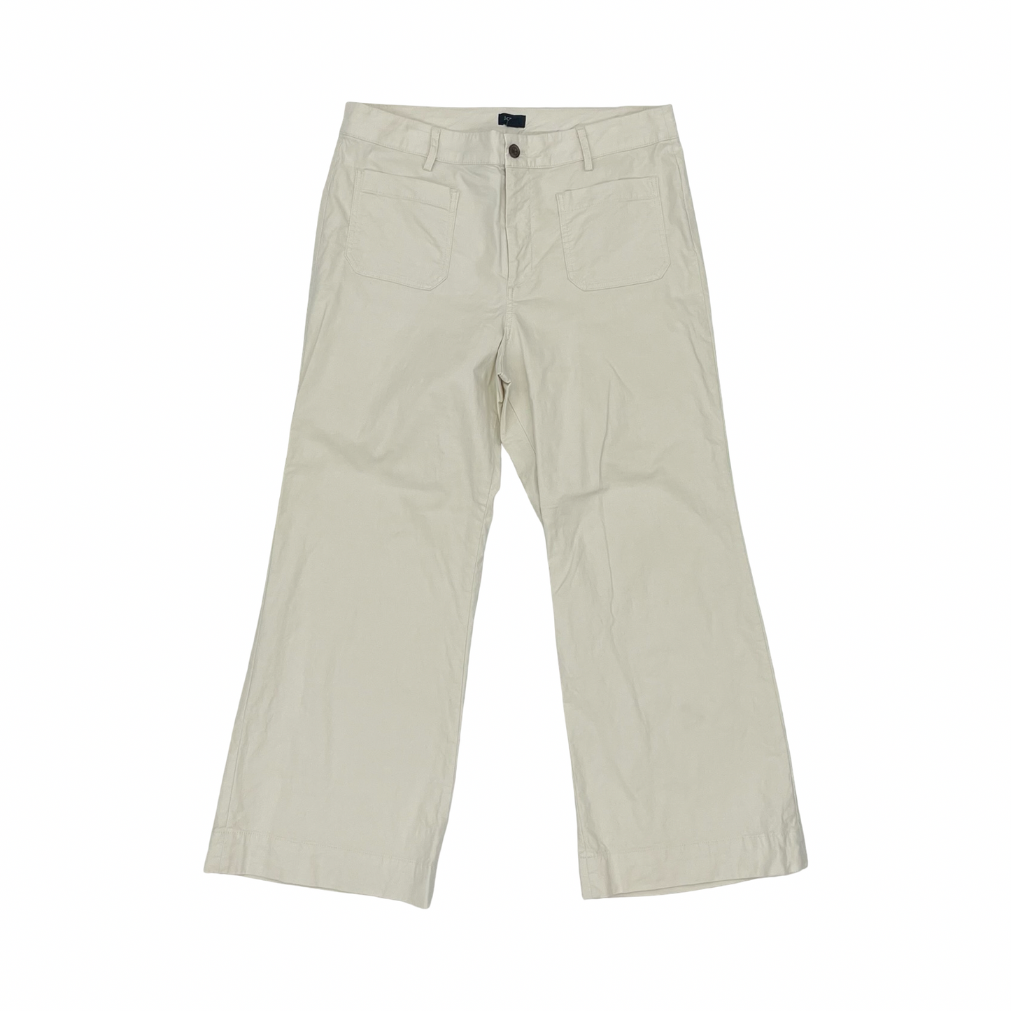Pants Wide Leg By J. Crew In Cream, Size:14P