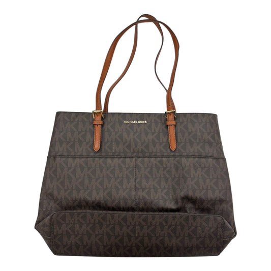 Handbag Designer By Michael Kors In Brown, Size:Medium