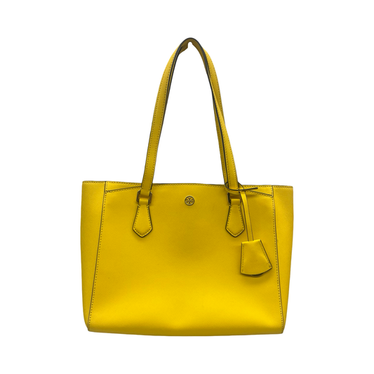 Handbag Designer By Tory Burch In Yellow, Size:Medium