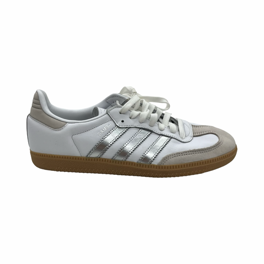 Shoes Sneakers By Adidas In Grey & White, Size:8