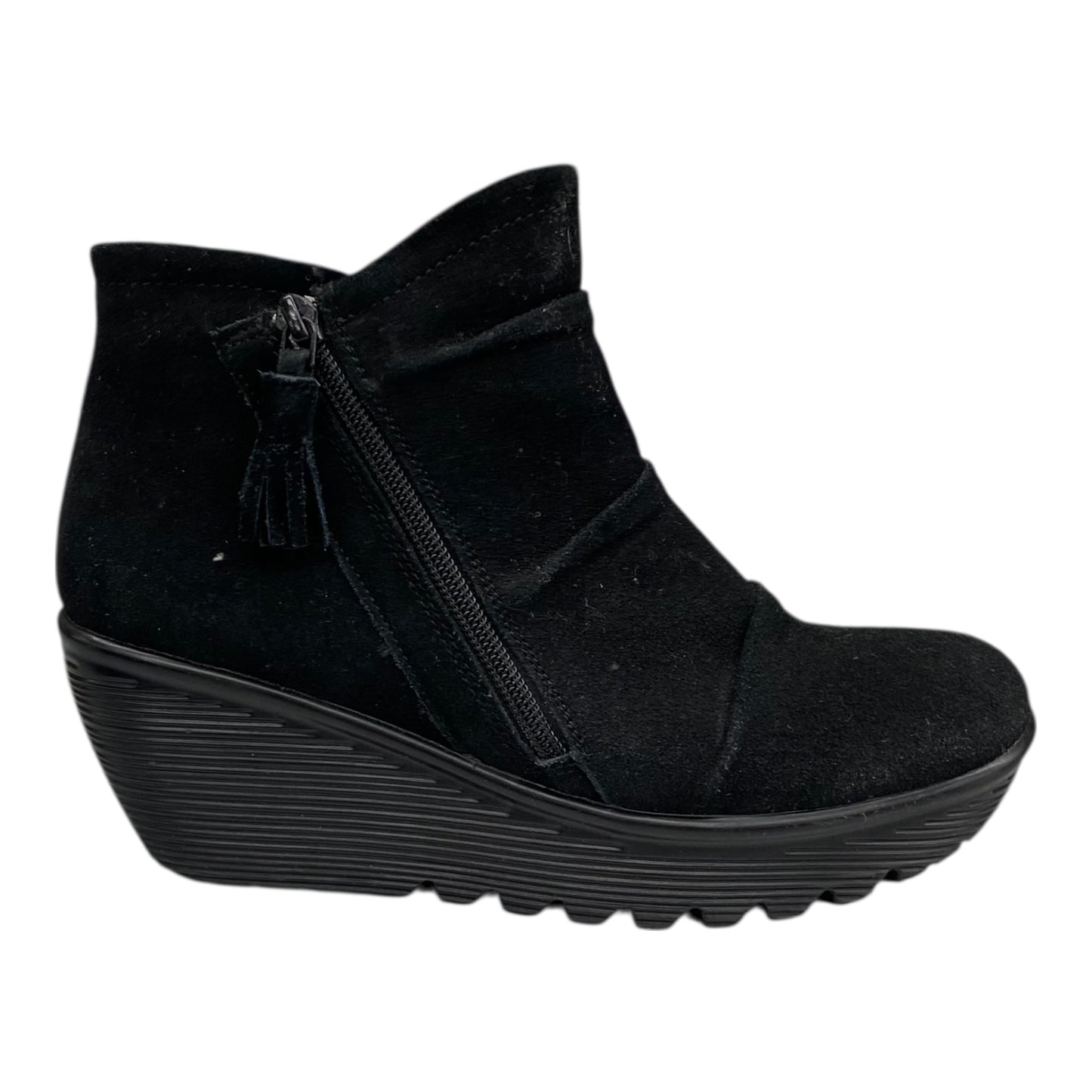 Boots Ankle Heels By Skechers In Black, Size:8