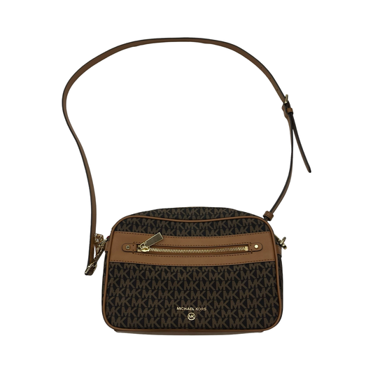 Crossbody Designer By Michael Kors In Tan, Size:Small