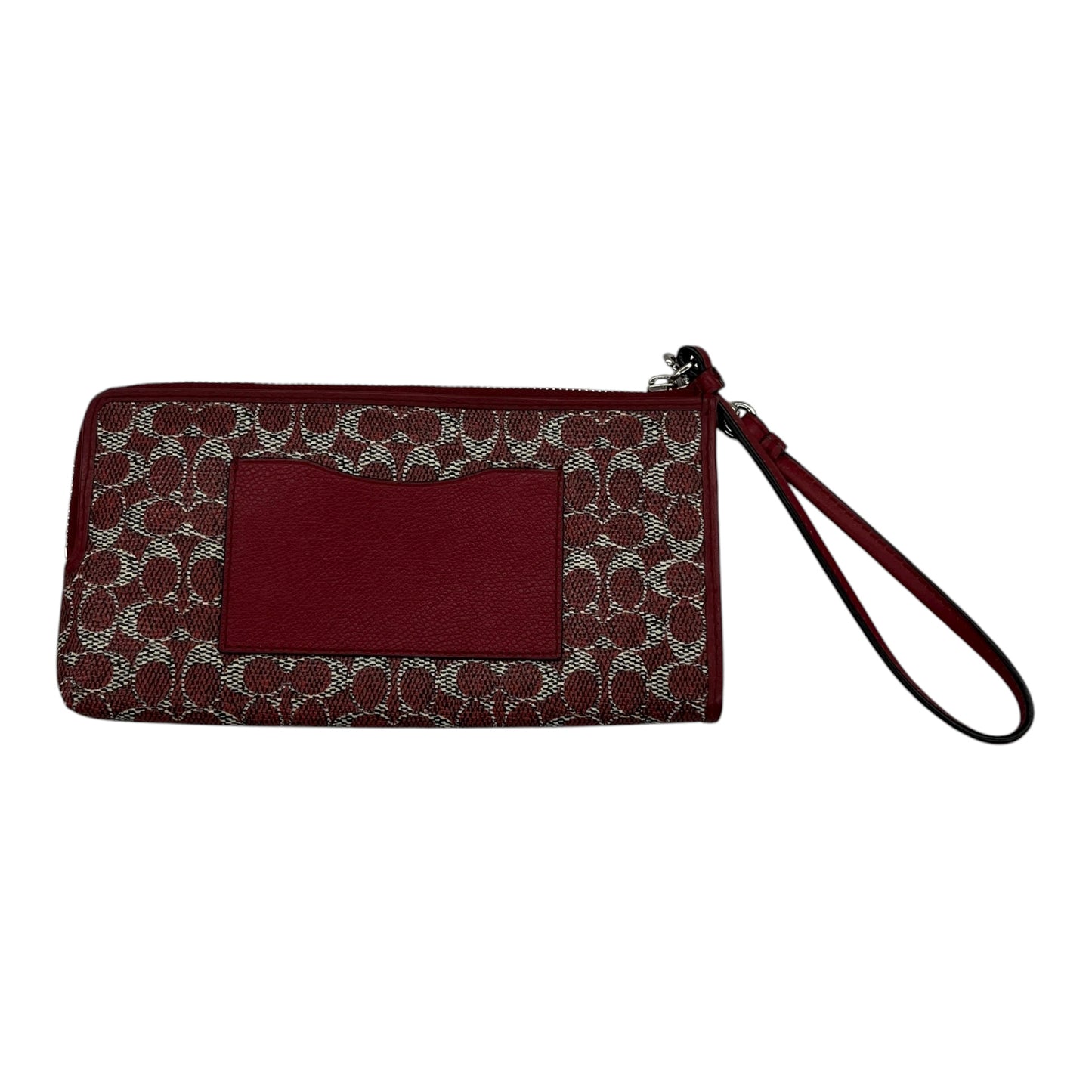 Wallet Designer By Coach In Red, Size:Medium