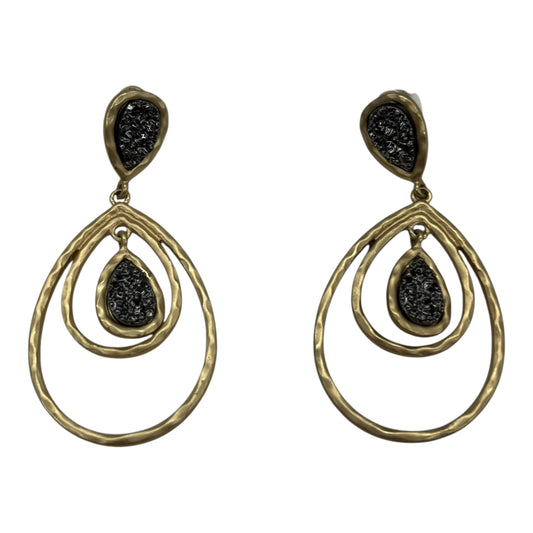 Earrings Dangle/Drop By    Clothes Mentor In Black & Gold