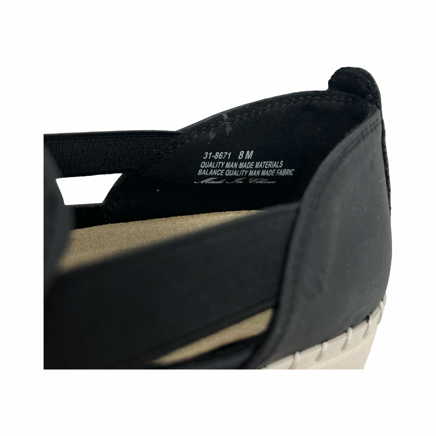 Shoes Flats By Cme In Black, Size:8