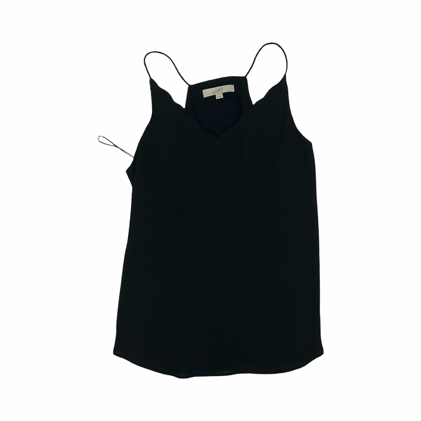 Blouse Sleeveless By Loft In Black, Size:M