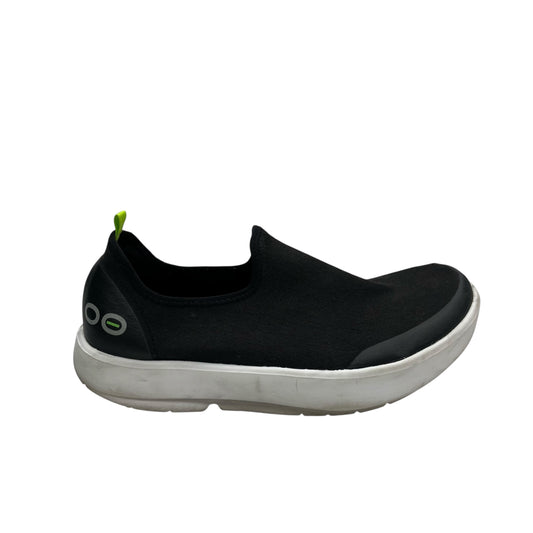 Shoes Flats By Oofos In Black, Size:9