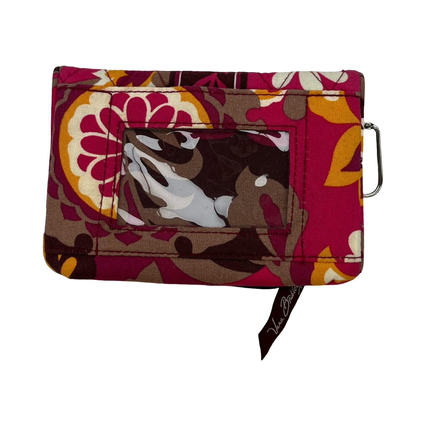 Wallet By Vera Bradley In Brown & Pink, Size:Small