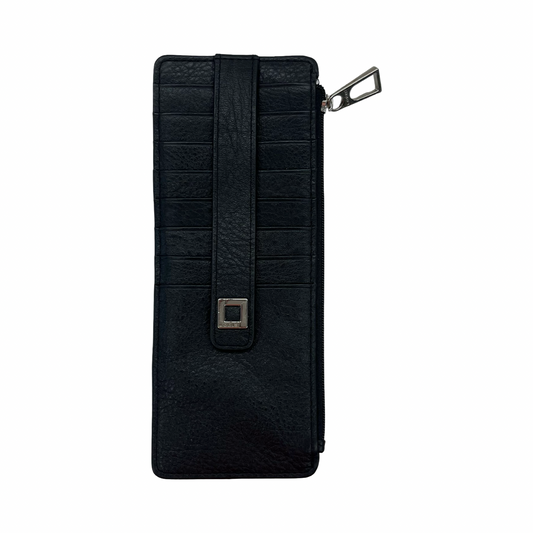 Wallet Leather By Lodis In Black, Size:Medium
