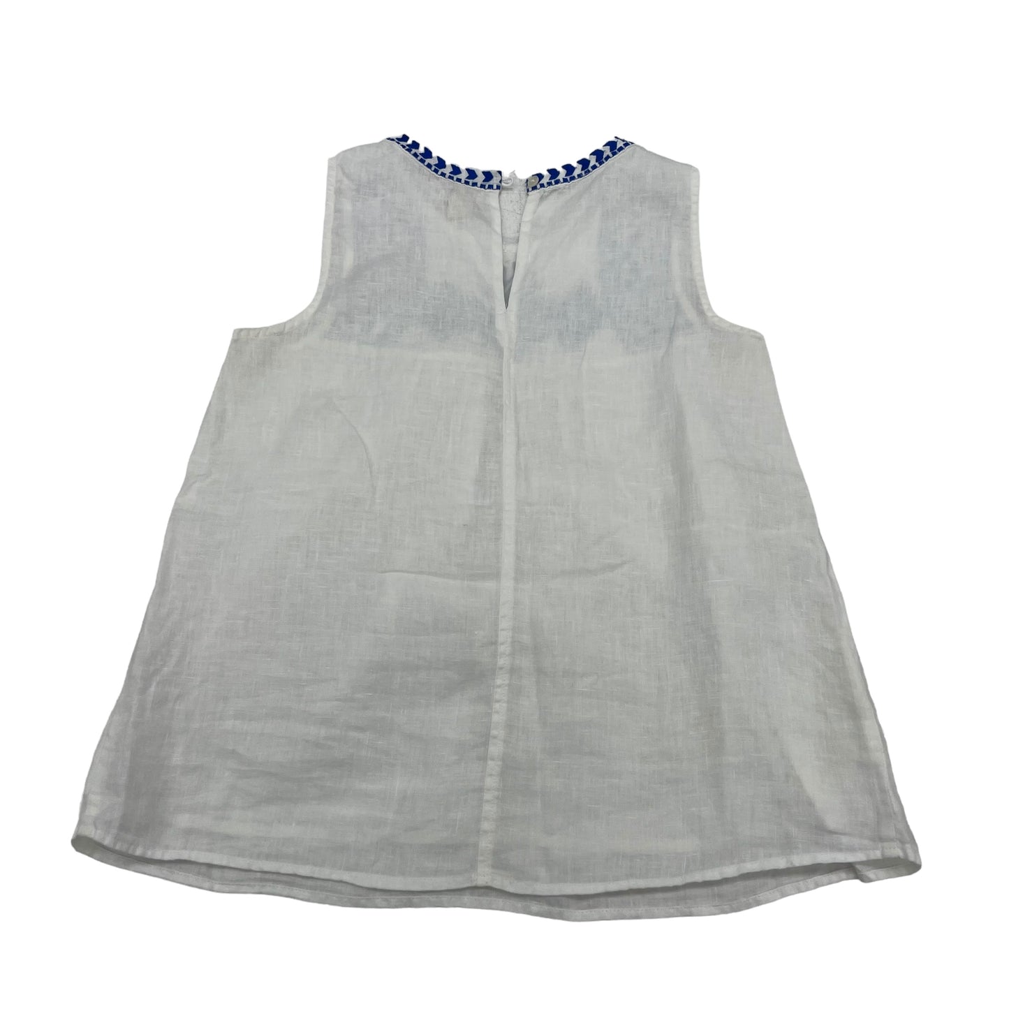 WHITE TOP SLEEVELESS by J. CREW Size:XS