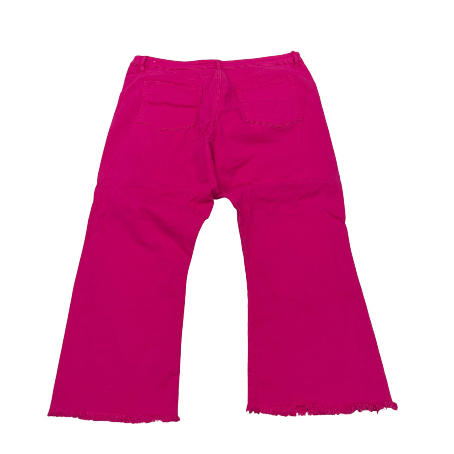 PINK DENIM JEANS CROPPED by LOFT Size:18