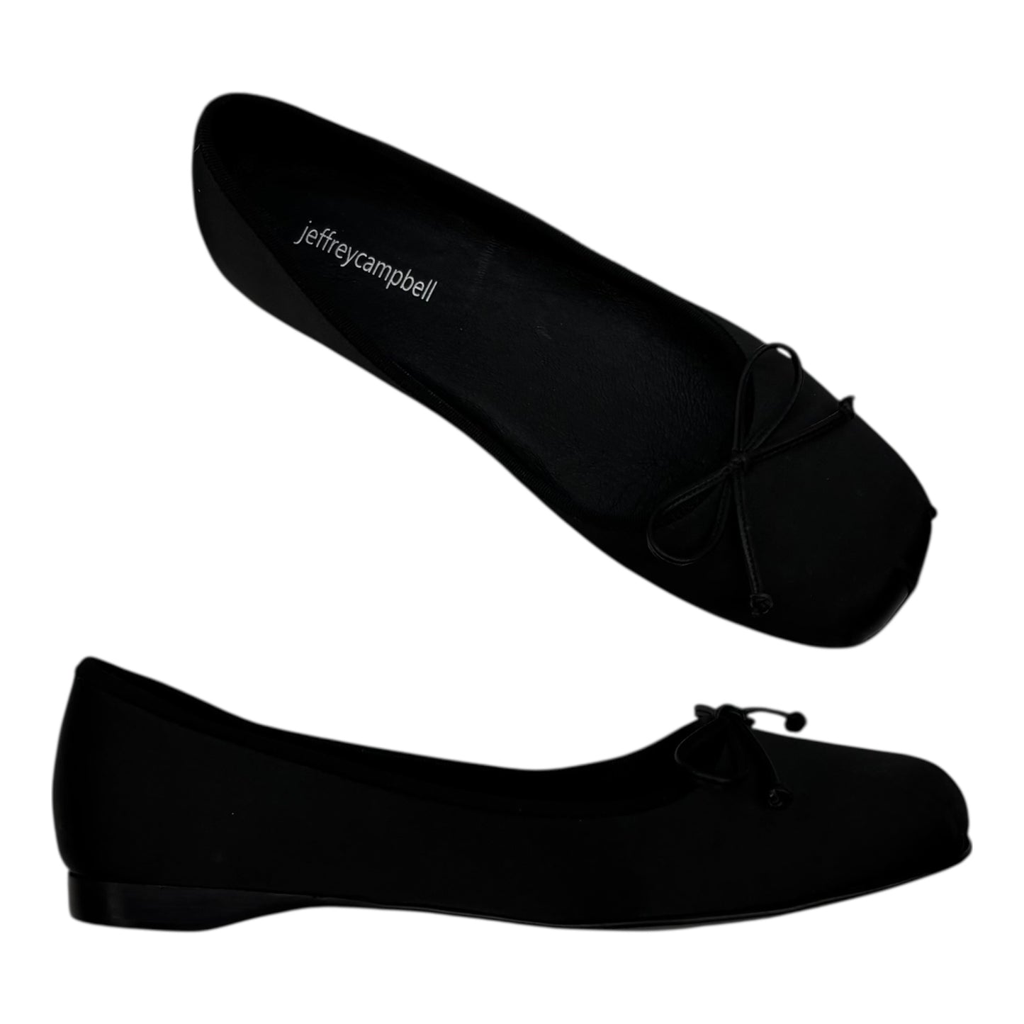Shoes Flats By Jeffrey Campbell In Black, Size:9.5