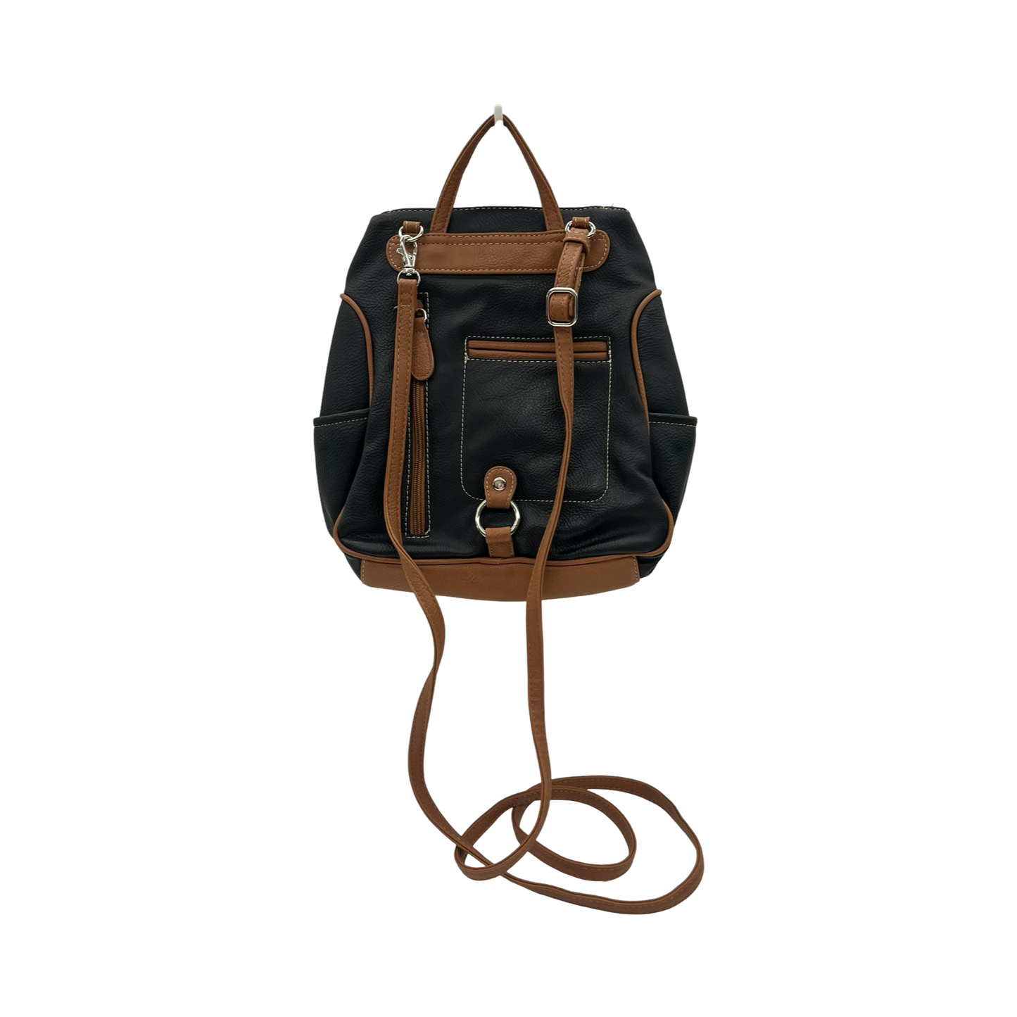 Backpack By St Johns Bay In Black & Tan, Size:Medium
