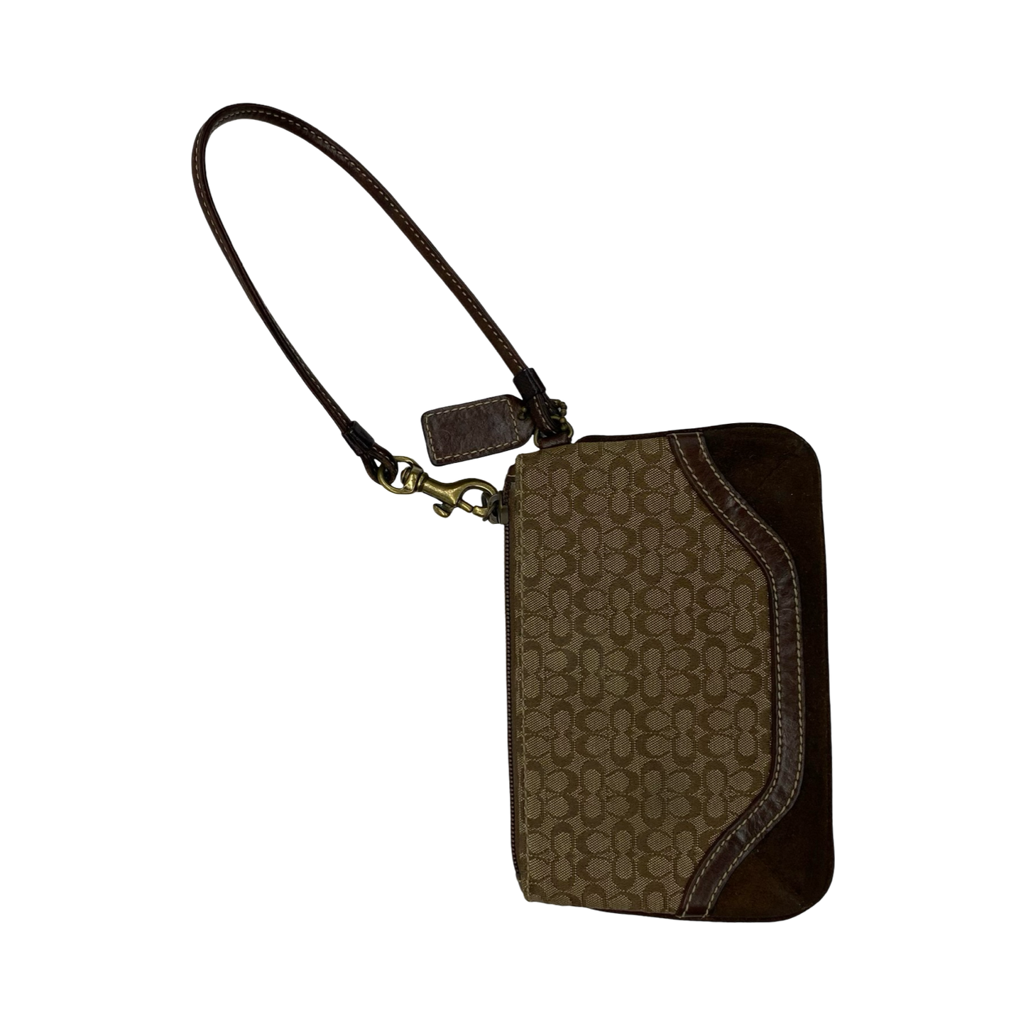 Wristlet Designer By Coach In Brown, Size:Small