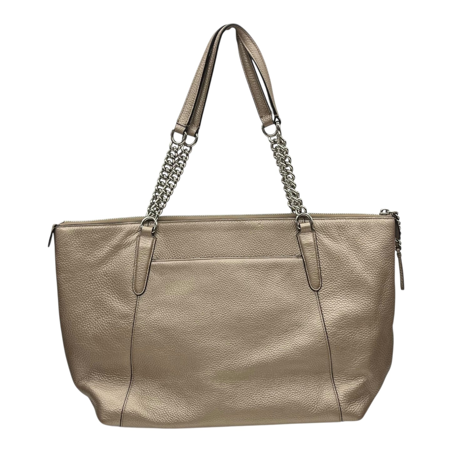 Handbag Designer By Coach In Tan, Size:Medium