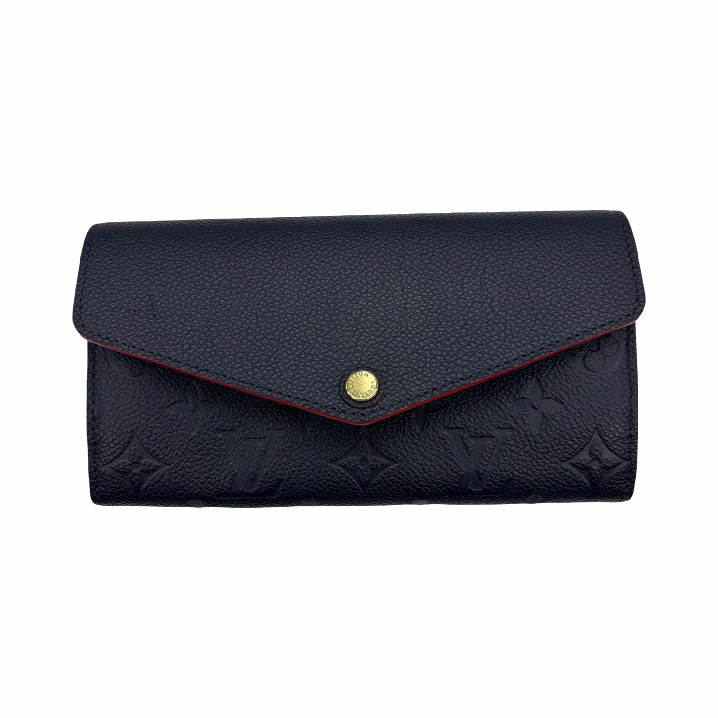 Wallet Luxury Designer By Louis Vuitton In Navy, Size:Medium
