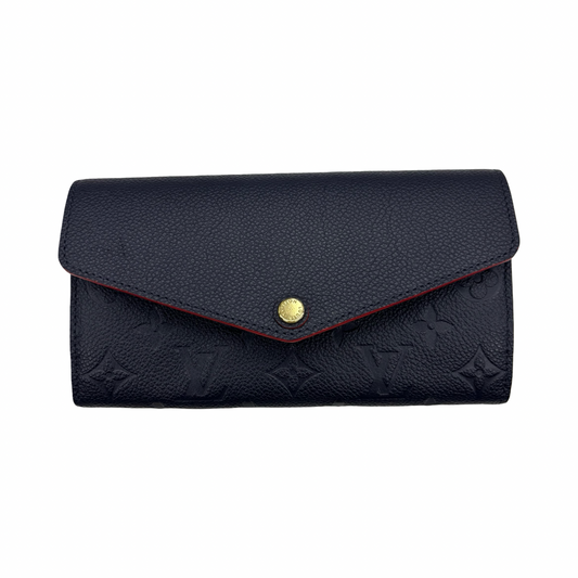 Wallet Luxury Designer By Louis Vuitton In Navy, Size:Medium