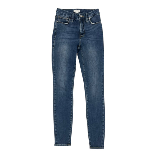 Jeans Skinny By Good American In Blue Denim, Size:0
