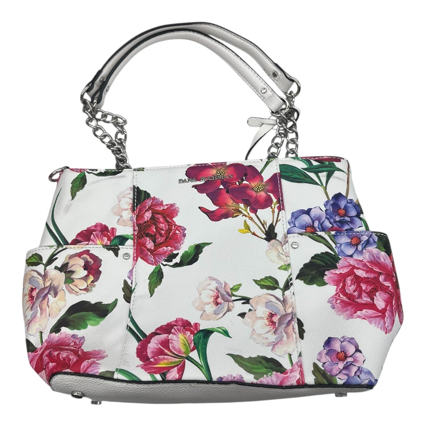 Handbag By Dana Buchman In Floral Print, Size:Medium