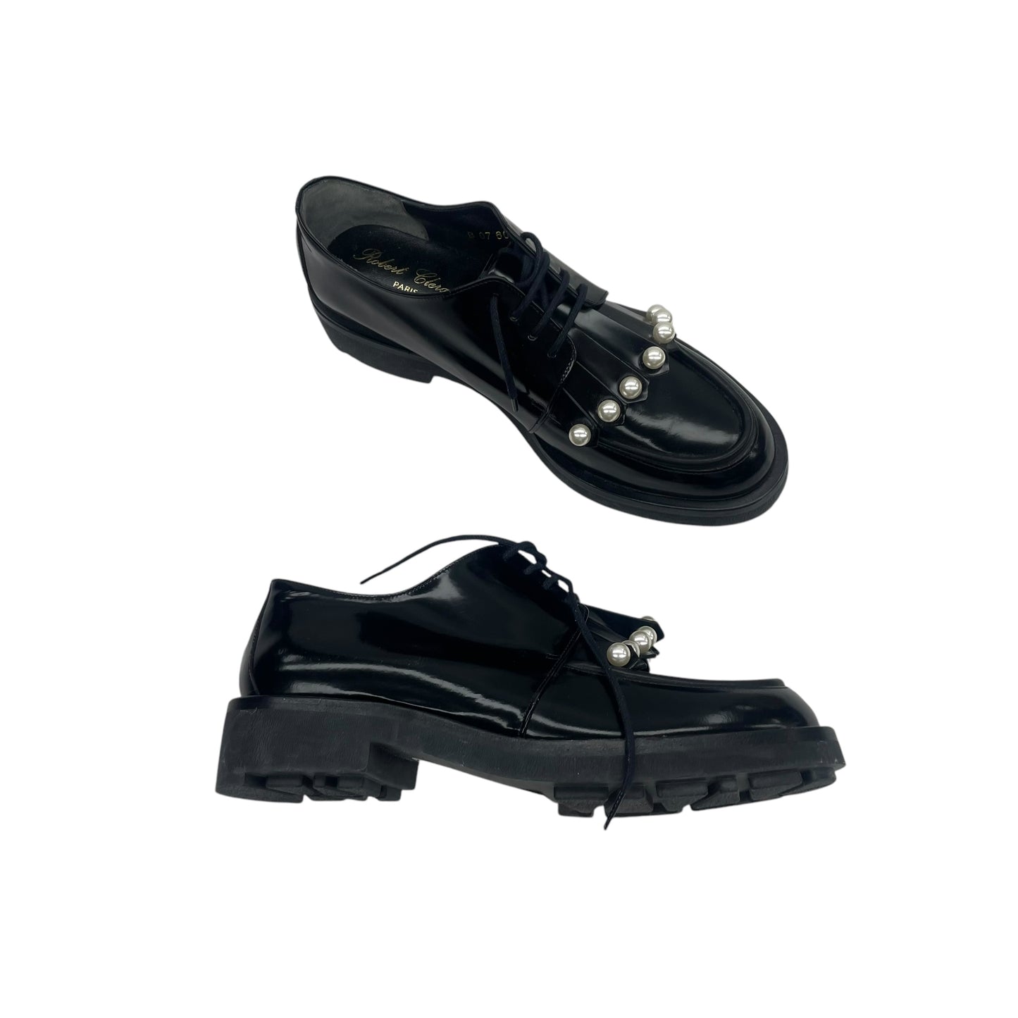 Shoes Flats By Cmb In Black, Size:7.5