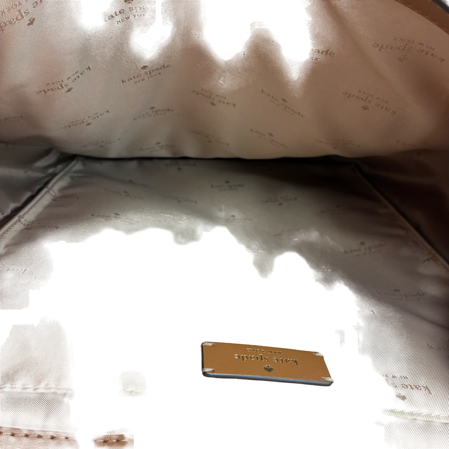 Backpack Designer By Kate Spade In Tan, Size:Medium