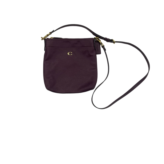 Crossbody Designer By Coach In Purple, Size:Medium