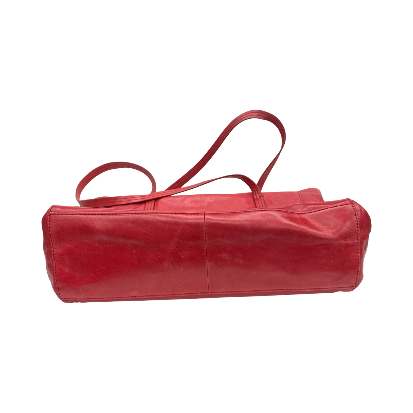 Handbag Leather By Hobo Intl In Red, Size:Large
