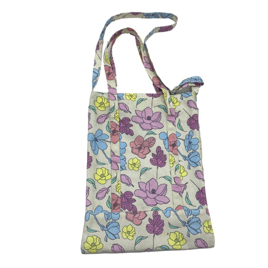 FLORAL PRINT TOTE by CLOTHES MENTOR Size:MEDIUM