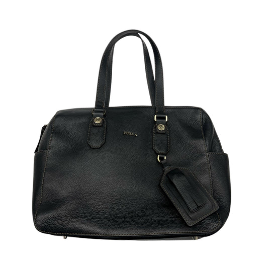Handbag Luxury Designer By Furla In Black, Size:Large