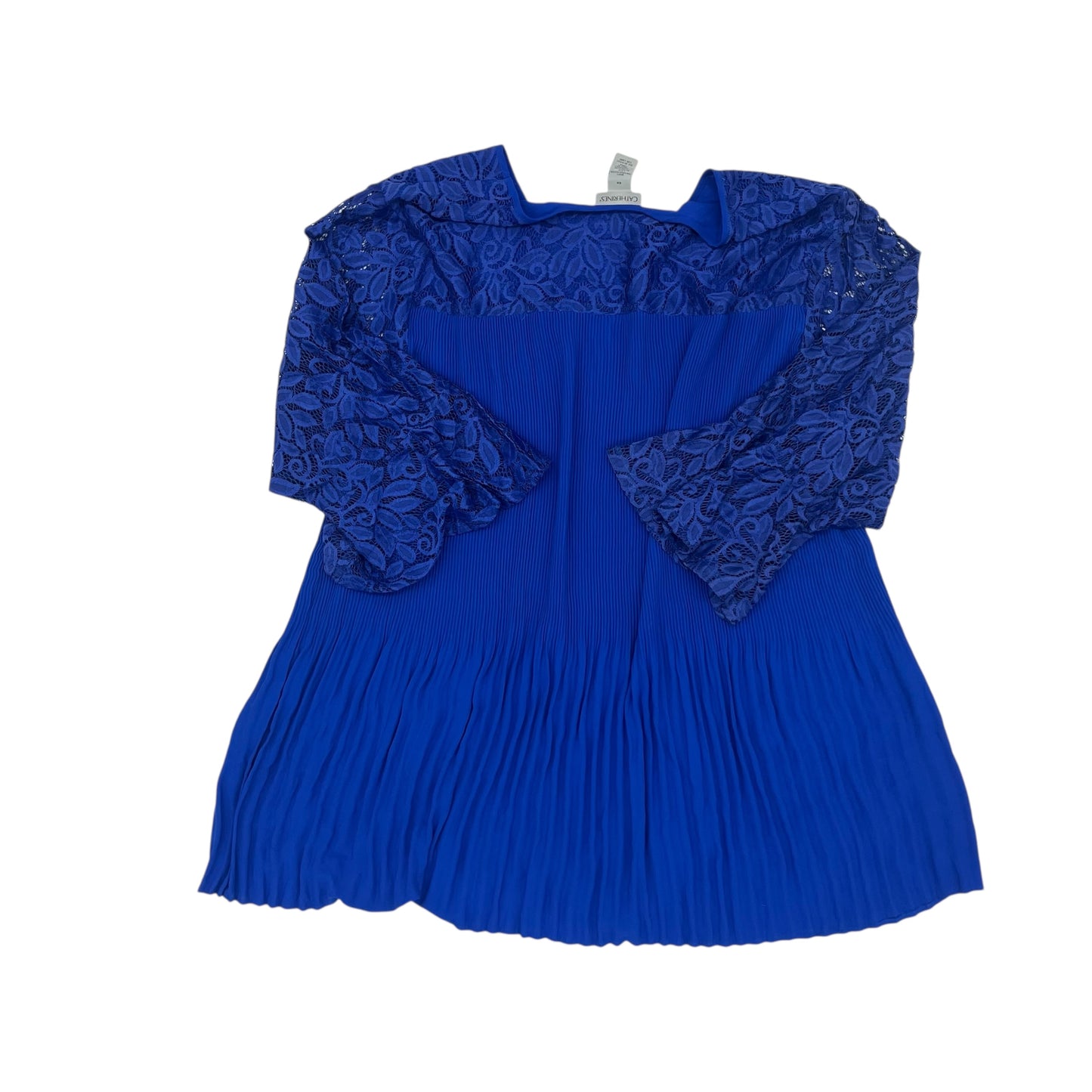 Blouse 3/4 Sleeve By Clothes Mentor In Blue, Size:6