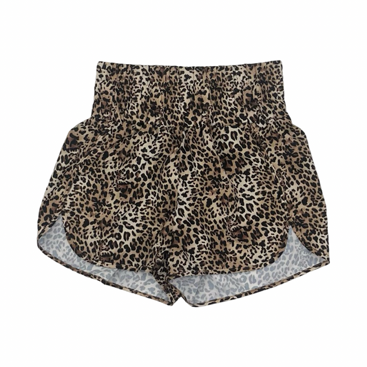 Athletic Shorts By Cme In Leopard Print, Size:M