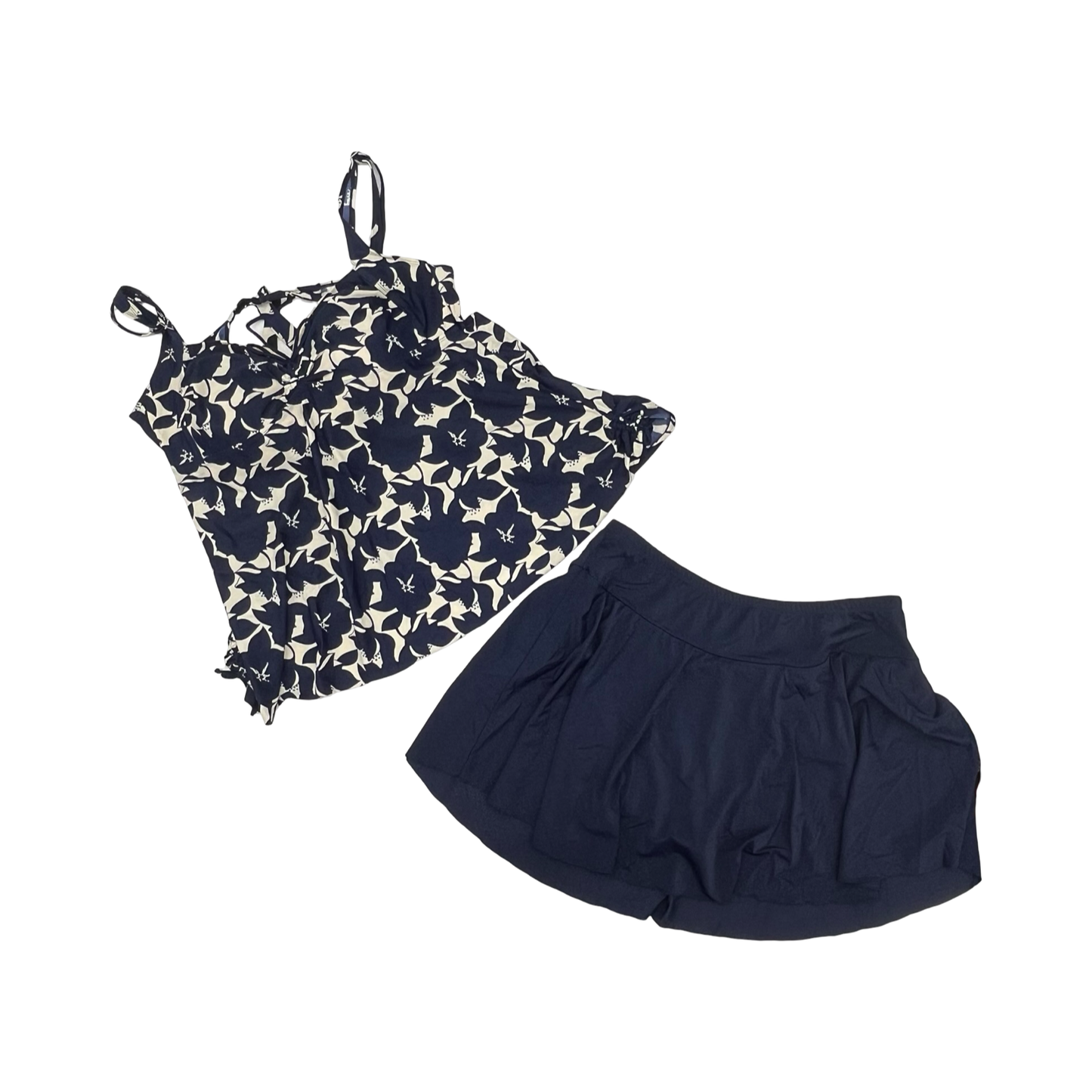 Swimsuit 2pc By Clothes Mentor In Navy, Size: 26