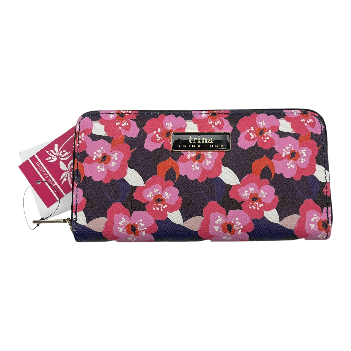 Wallet By Trina Turk In Floral Print, Size:Medium