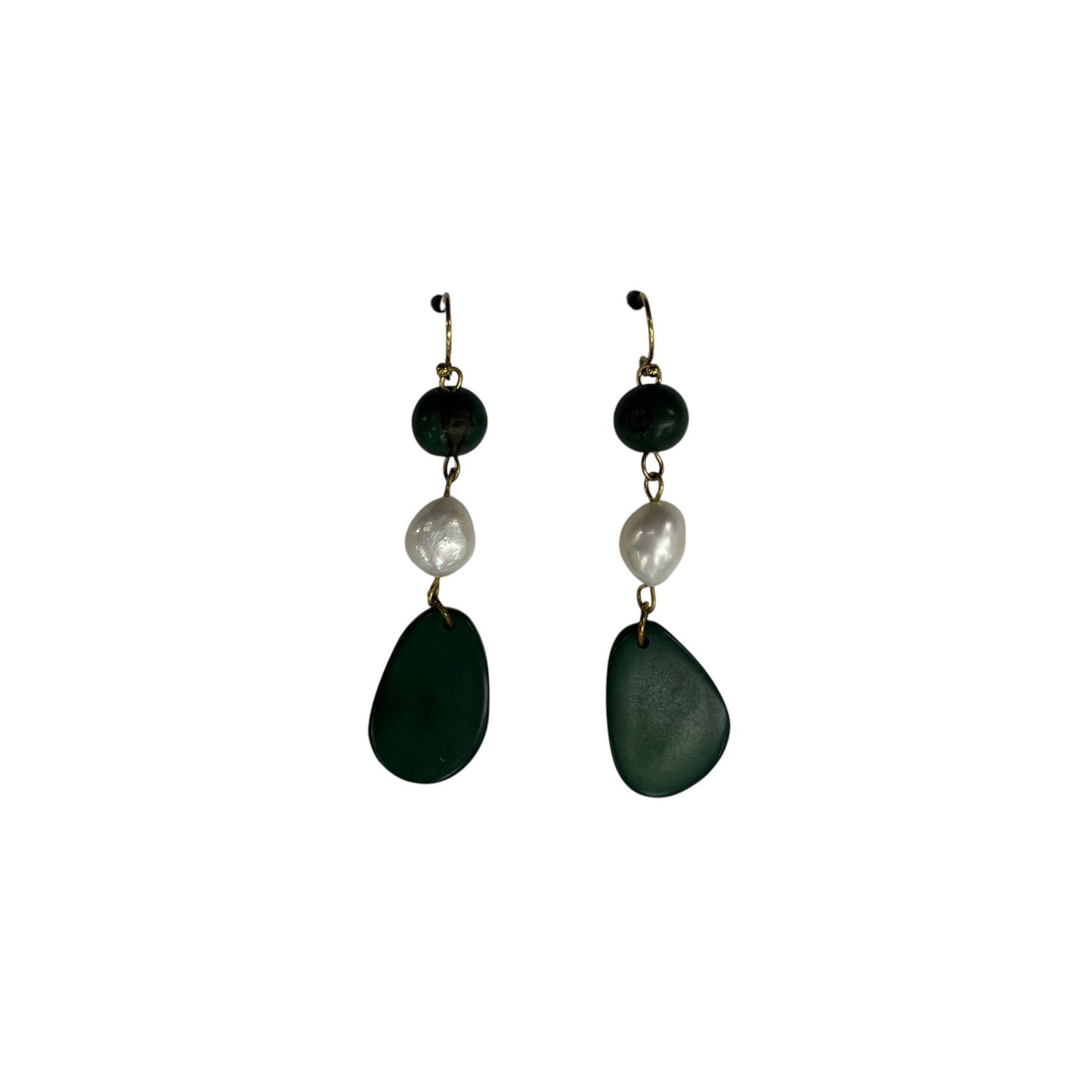 Earrings Dangle/Drop By Cmf In Green